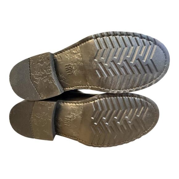 Frye Veronica Short Moto Engineer Boot Black Leather Women size 5.5 NWOT - Picture 7 of 8